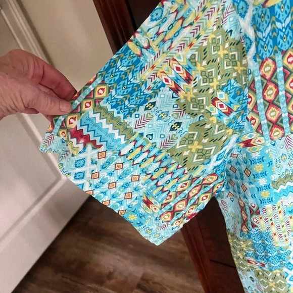 VATPAVE Mens Floral Hawaiian Shirts Short Sleeve Button Down Beach Shirt XXL - Picture 2 of 7